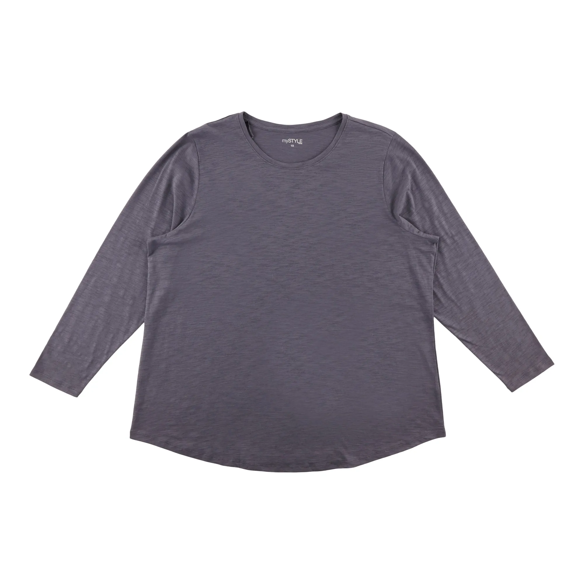 mySTYLE Women's Plus Long Sleeve Top sold by Giant Tiger