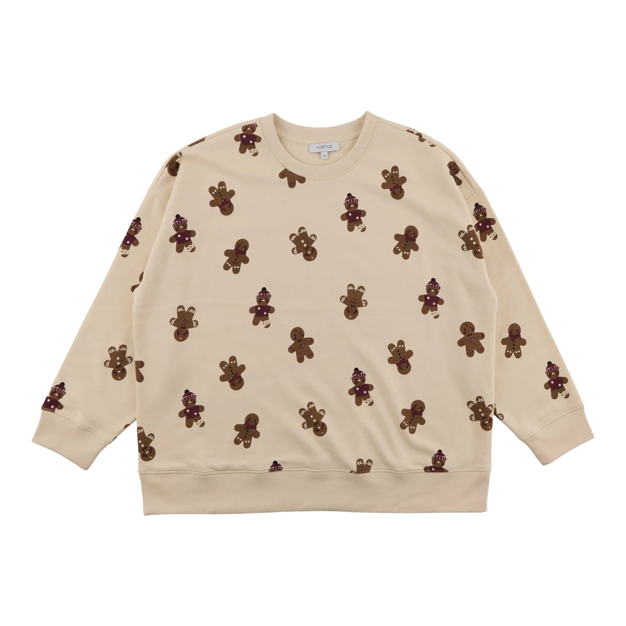 mySTYLE Women's Plus Gingerbread Sweater sold by Giant Tiger