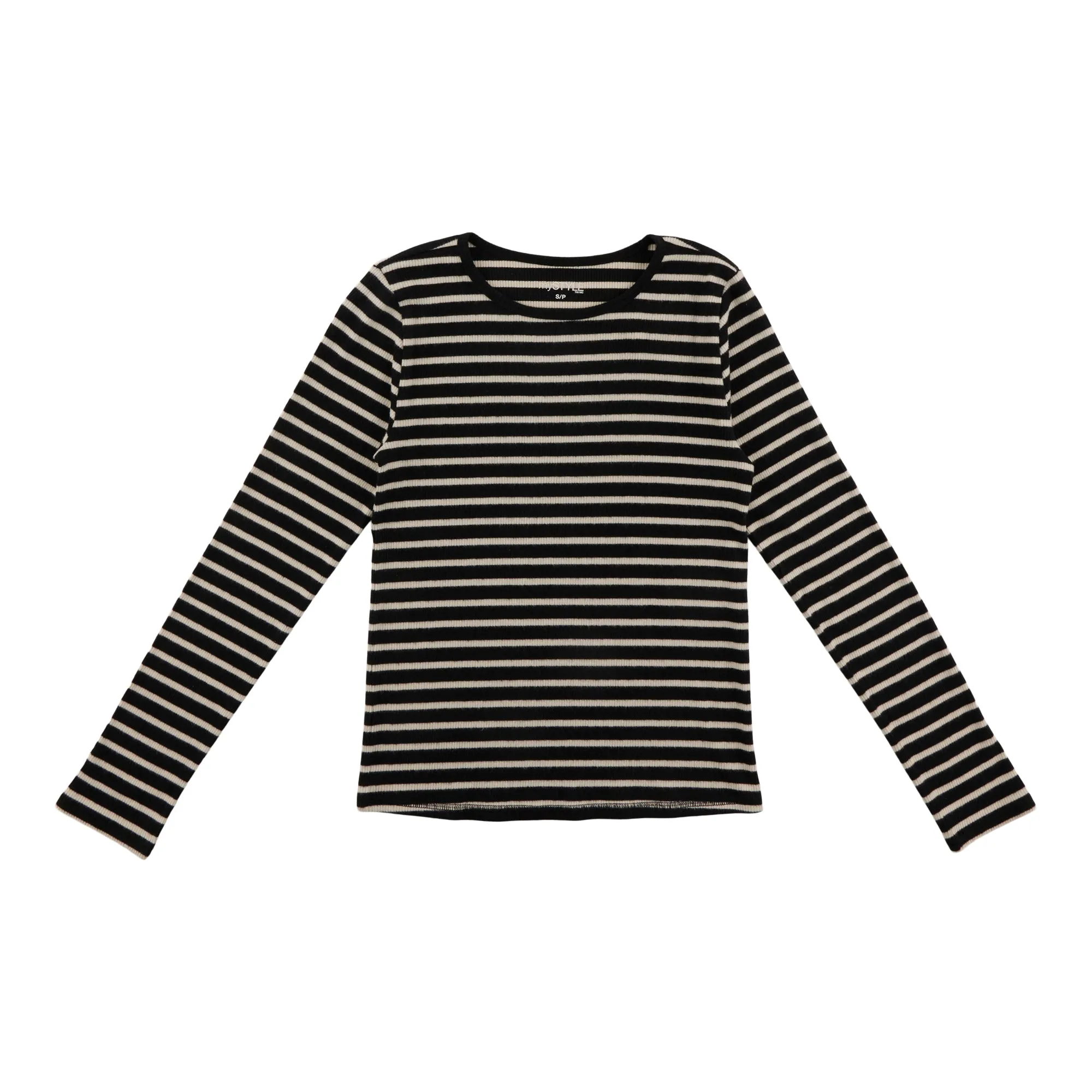 mySTYLE Women's Brushed Ribbed Tee sold by Giant Tiger