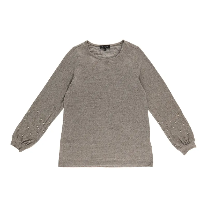 lily morgan Women's Top with Pearl Details sold by Giant Tiger