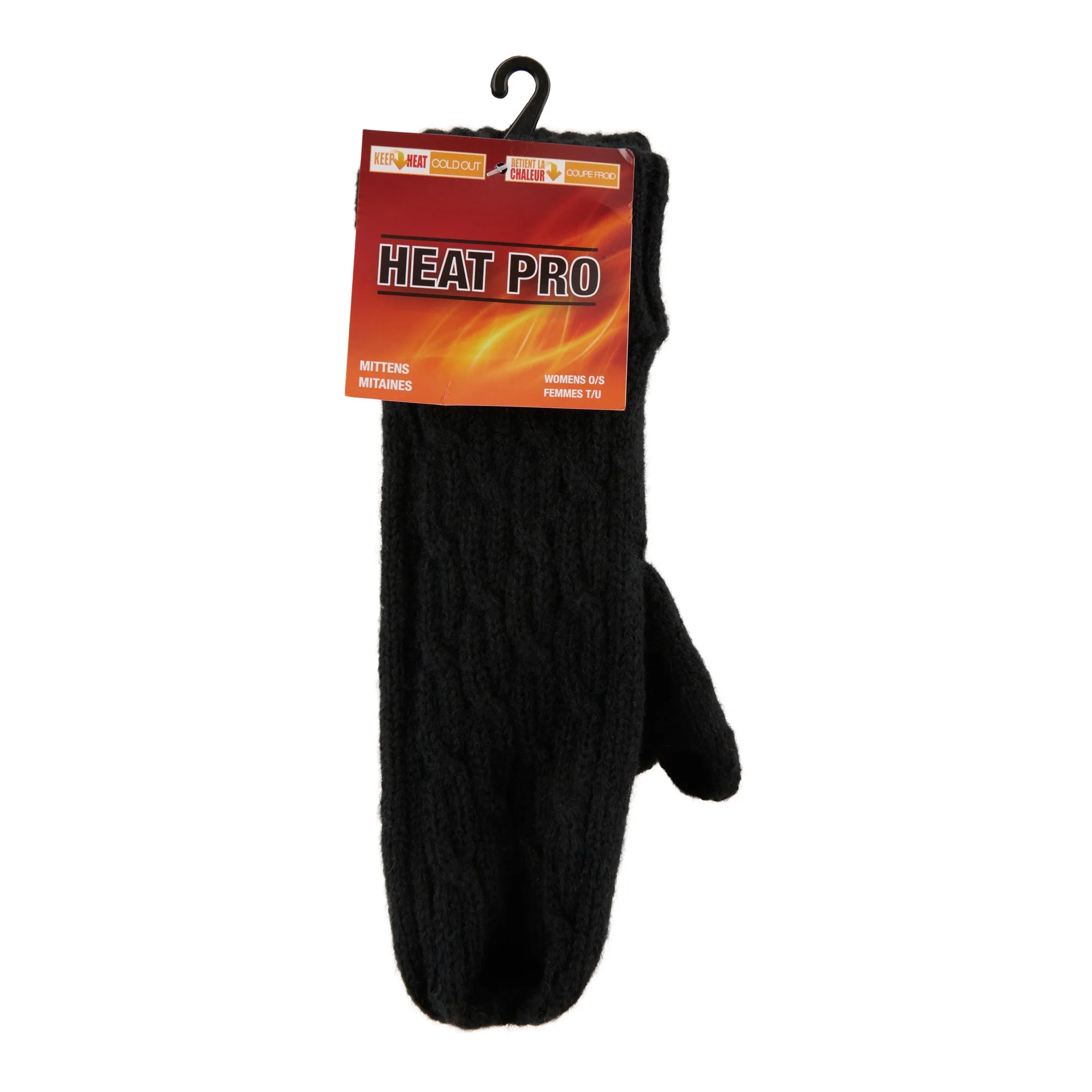 Heat Pro Women's Cable Knit Mittens sold by Giant Tiger