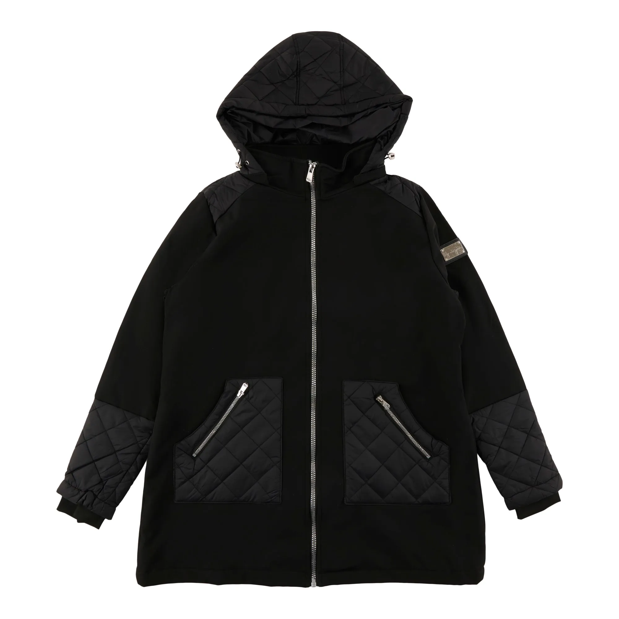 lily morgan Women's Plus Quilted Bonded Jacket sold by Giant Tiger