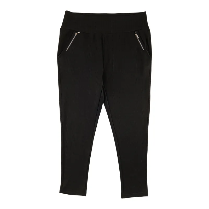 lily morgan Women's Plus Zip Scuba Pant sold by Giant Tiger