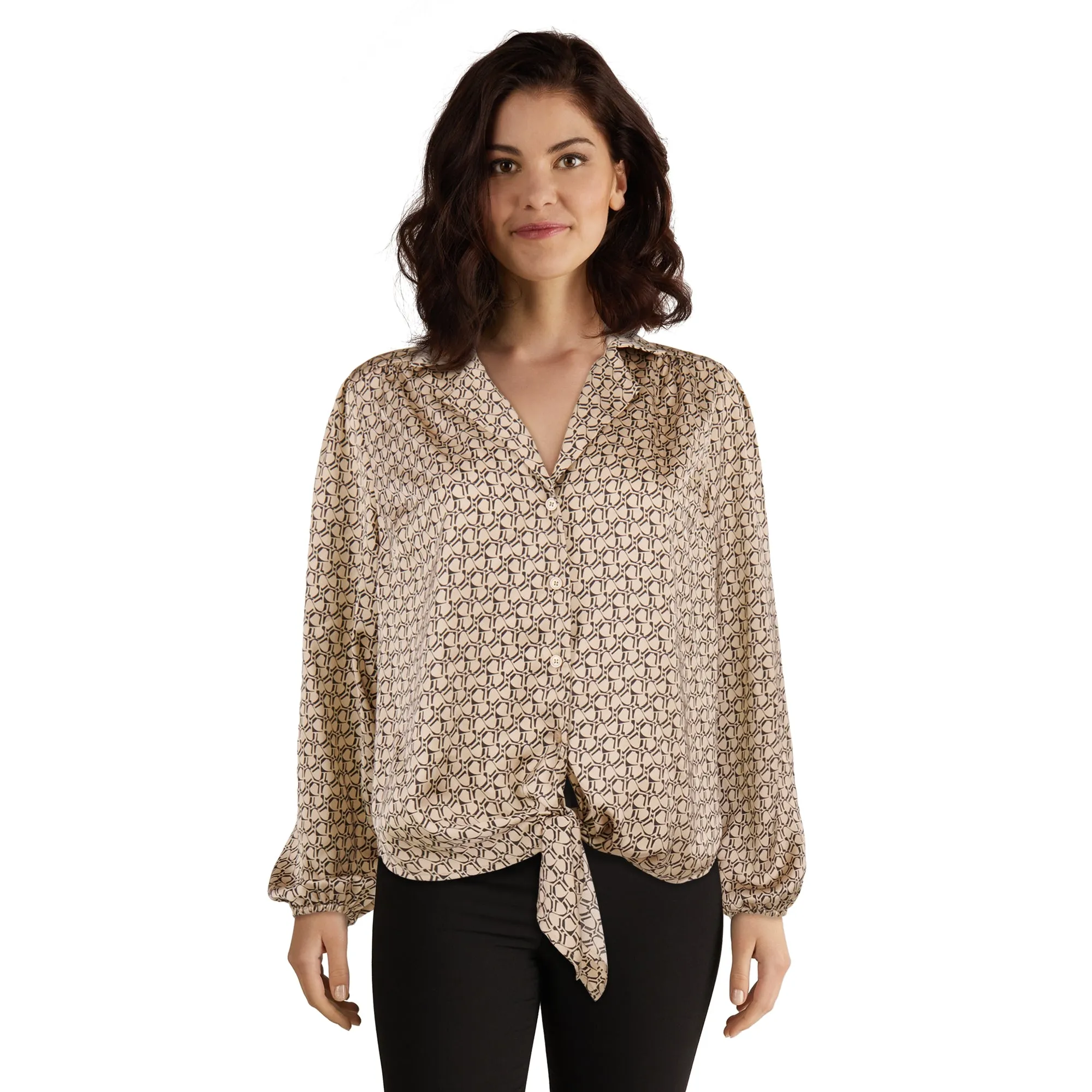 lily morgan Women's Satin Blouse sold by Giant Tiger product image thumbnail 2