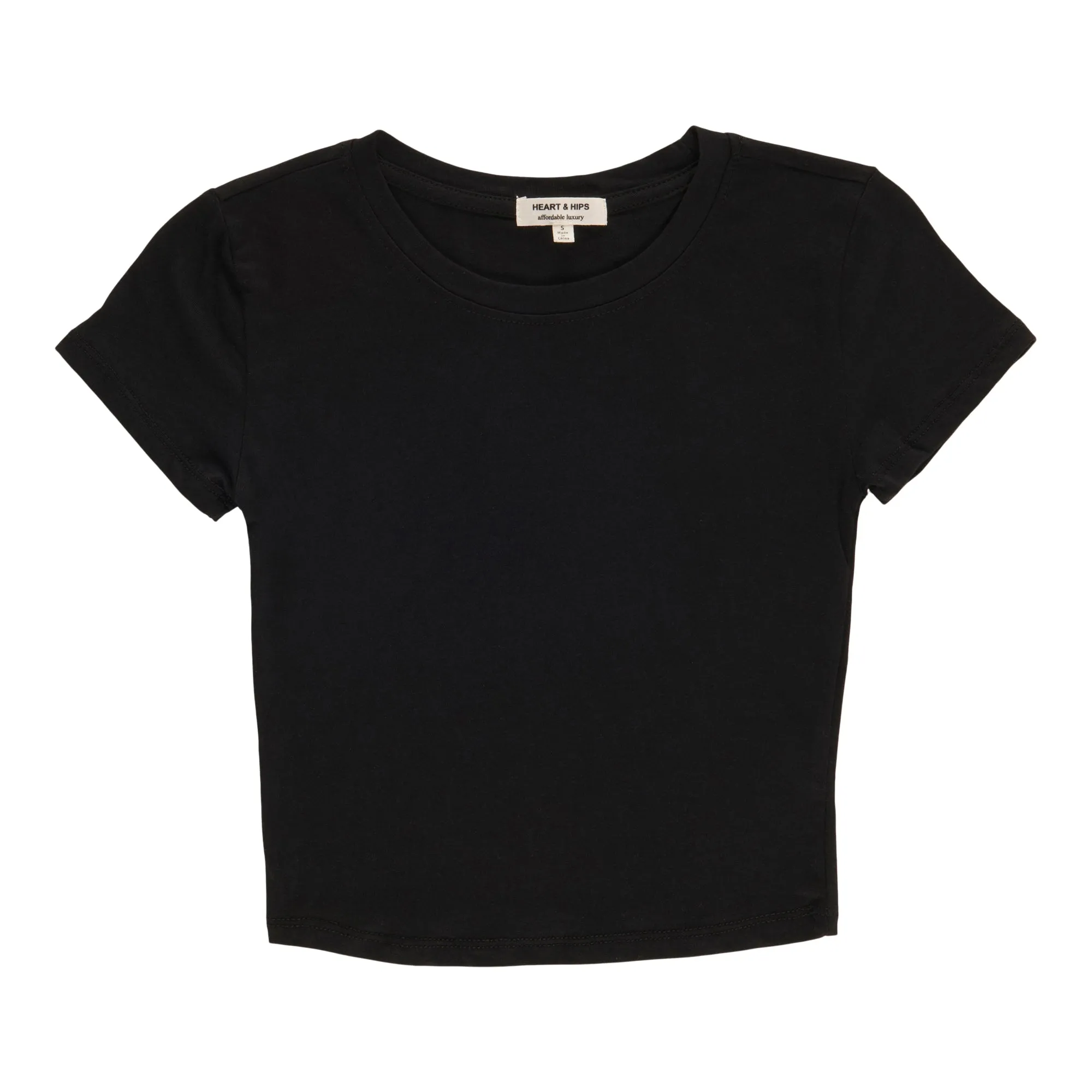 Women's Cropped Crew Neck Tee sold by Giant Tiger