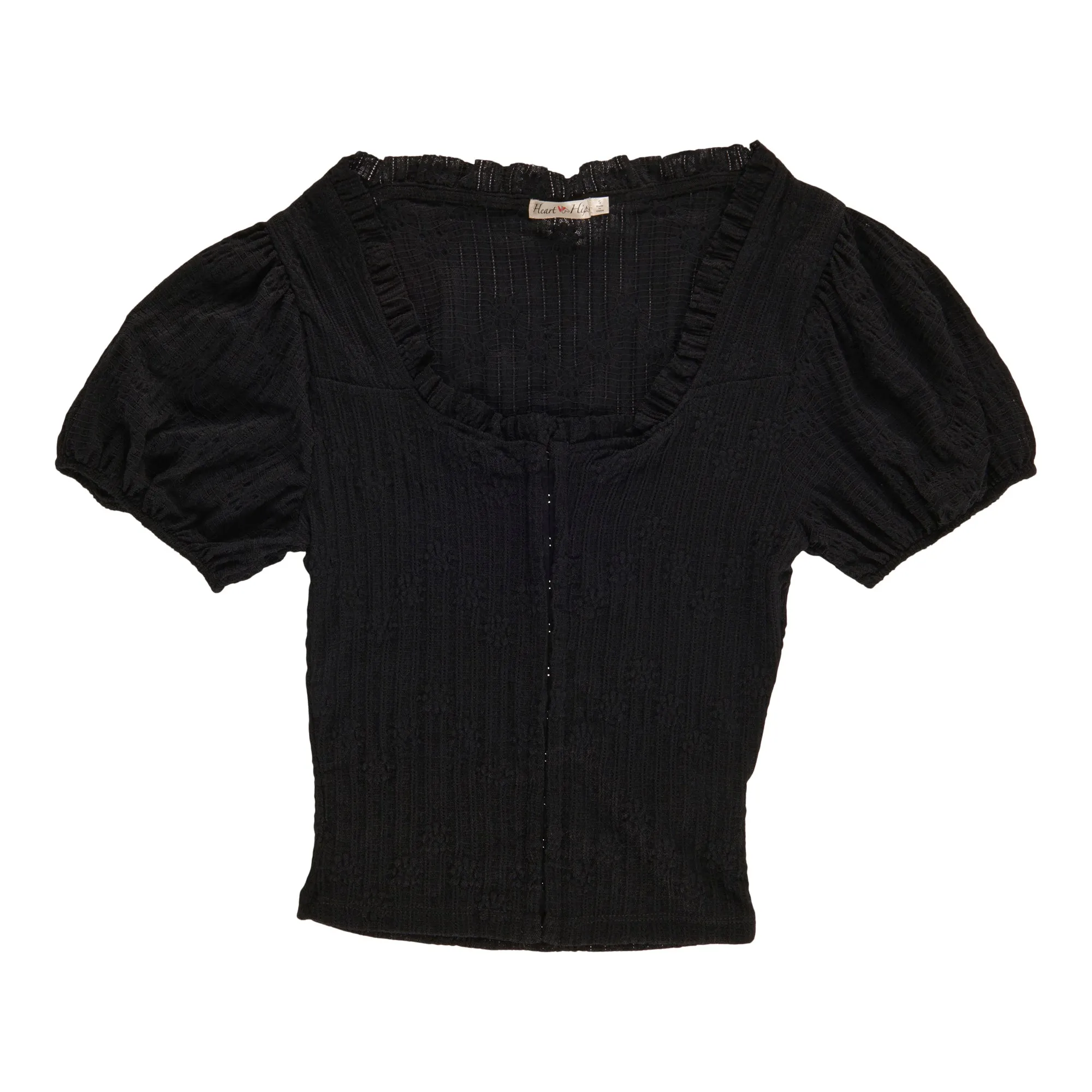 Women's Ruffled Puff Sleeve Top sold by Giant Tiger