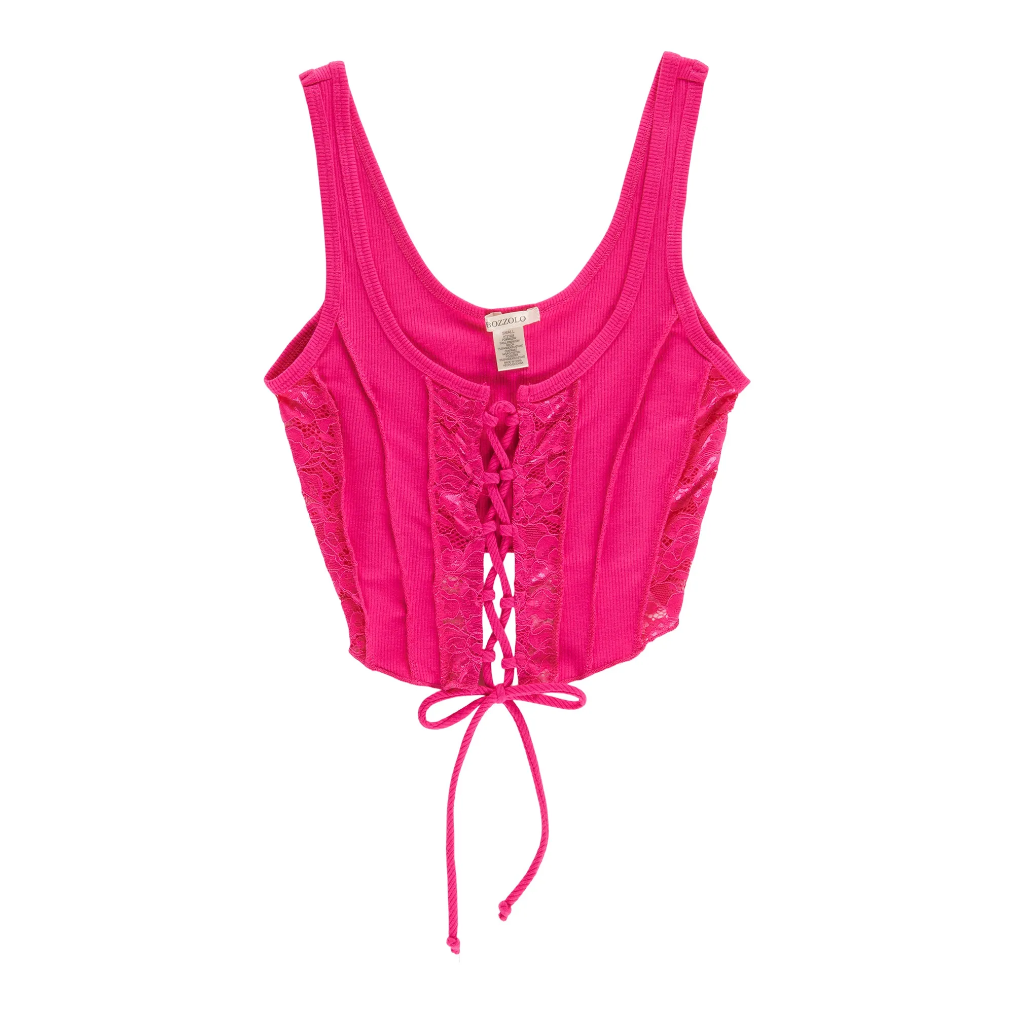 Women's Lace Up Cropped Tank Top sold by Giant Tiger product image thumbnail 2