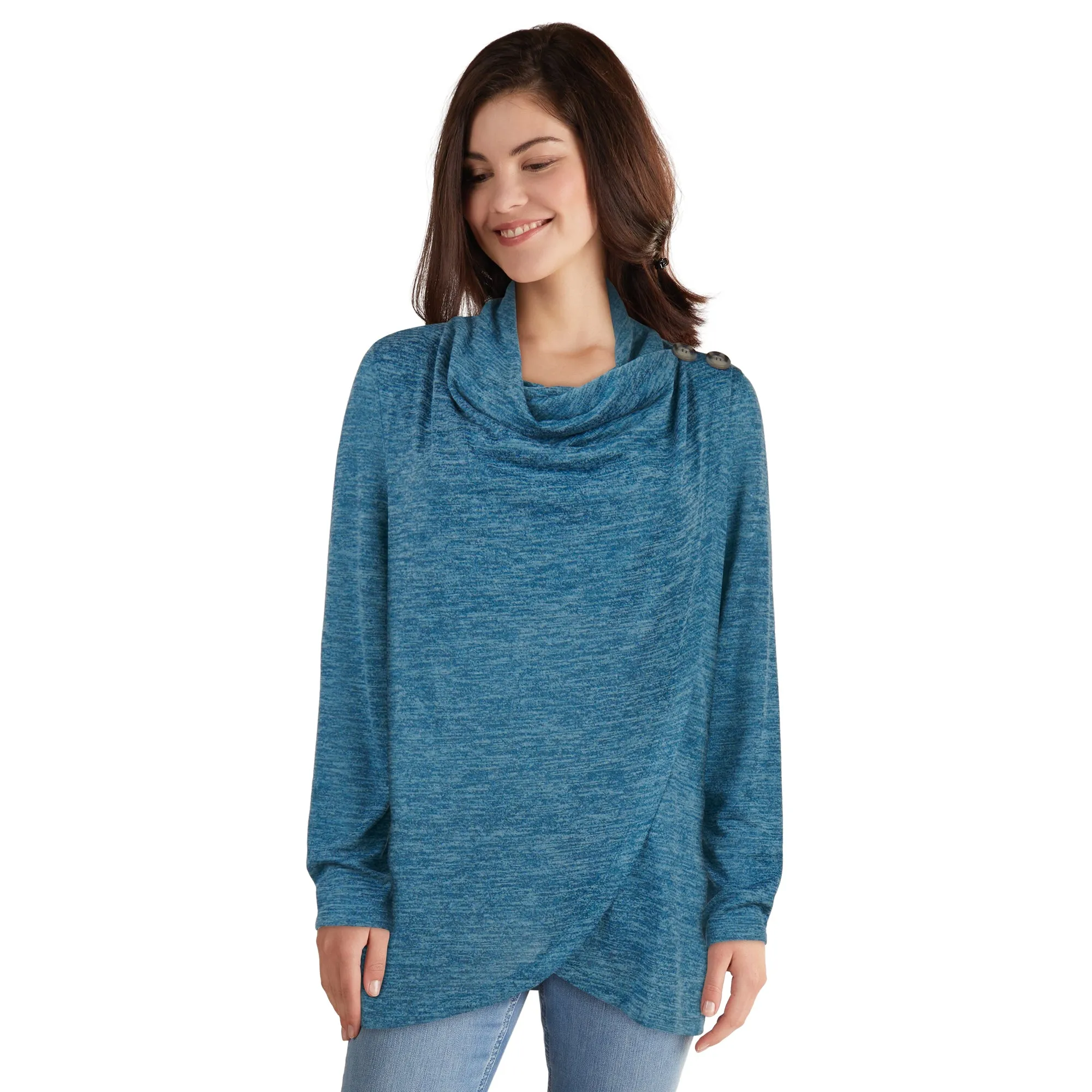 lily morgan Women's Top with Crossover Detail sold by Giant Tiger product image thumbnail 3