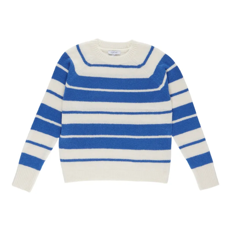 mySTYLE Women's Striped Pullover Sweater sold by Giant Tiger