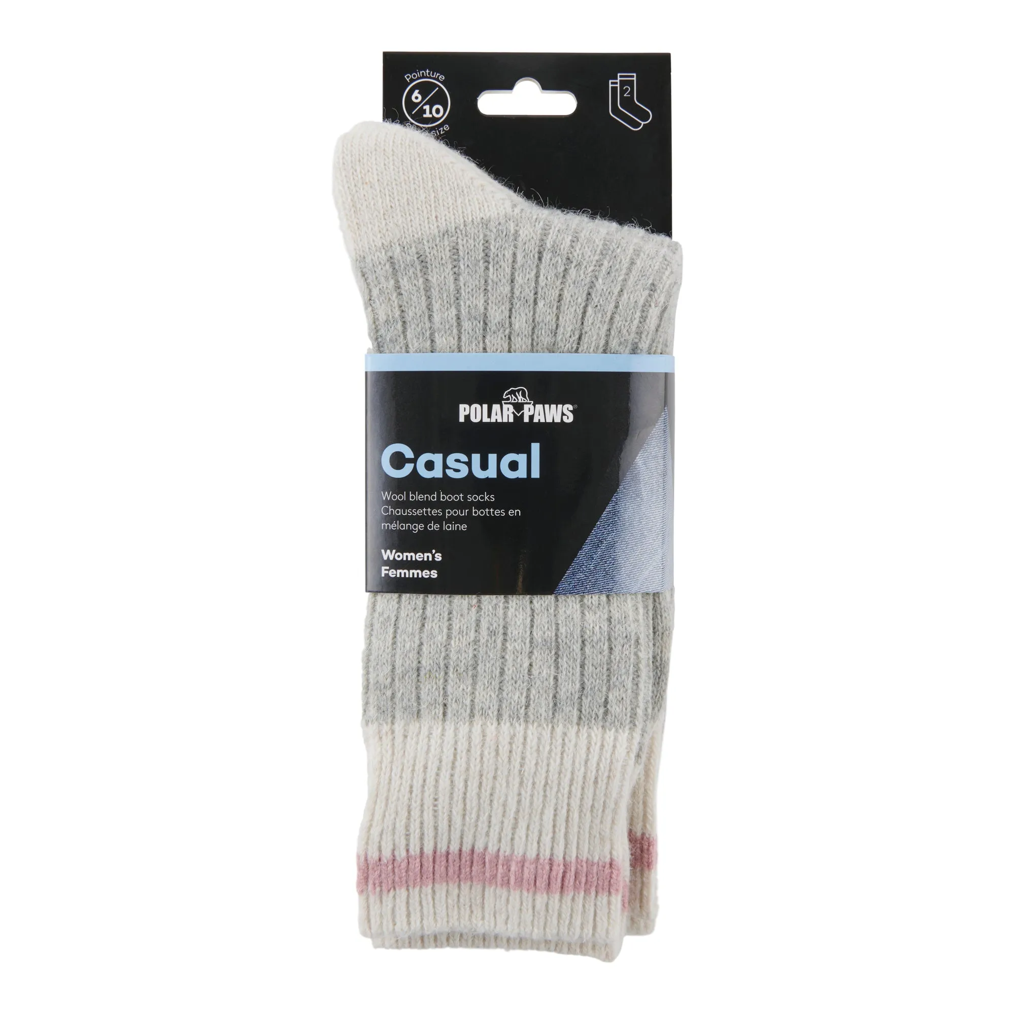 Women's Wool Boot Socks, 2-Pack sold by Giant Tiger product image thumbnail 2