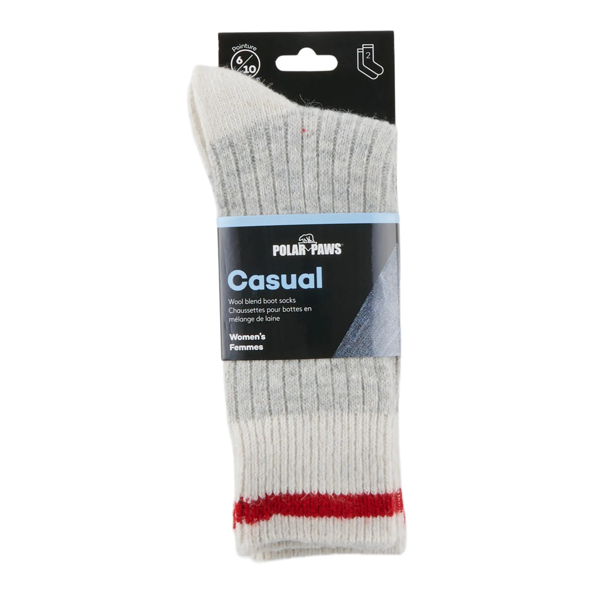 Women's Wool Boot Socks, 2-Pack sold by Giant Tiger product image thumbnail 4