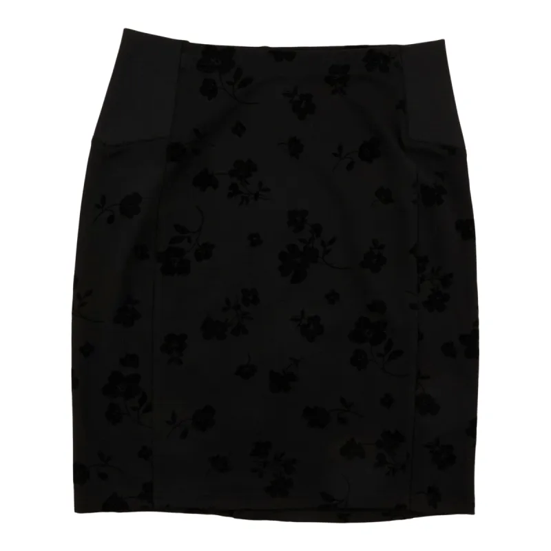 lily morgan Women's Flocked Ponte Skirt sold by Giant Tiger