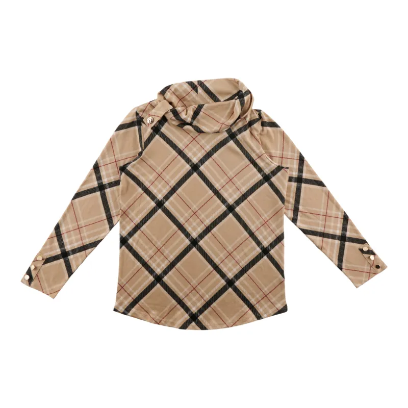 lily morgan Women's Cowl Neck Sweater with Button Detail sold by Giant Tiger