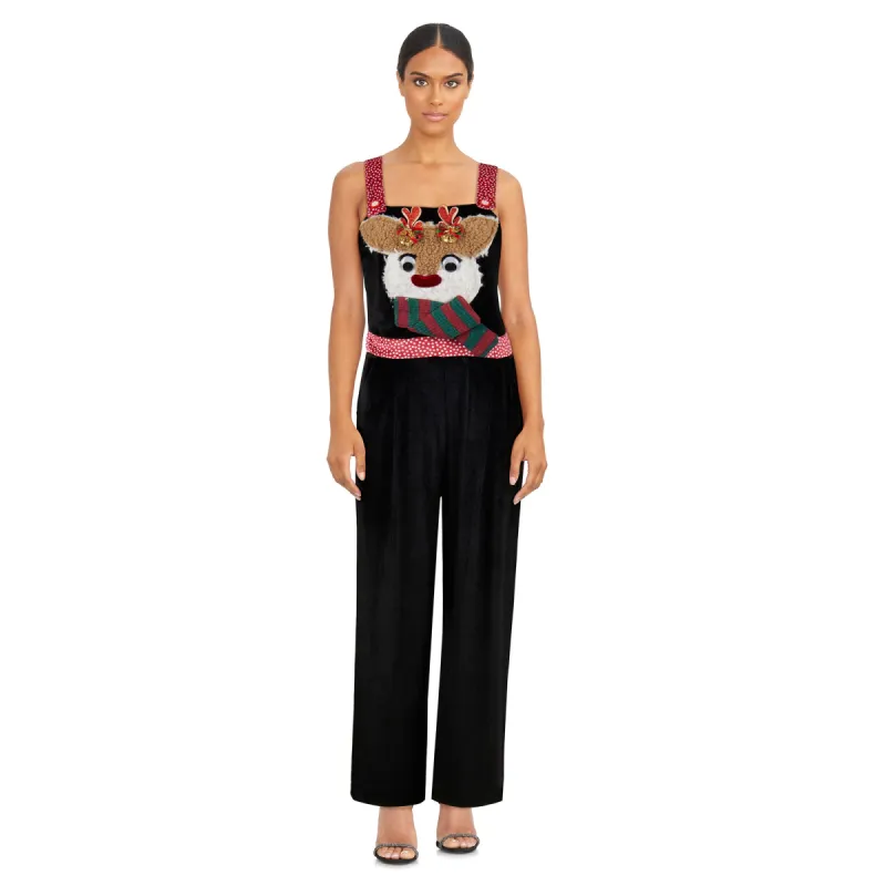 Comfy Cozy Women's Reindeer Jumpsuit sold by Giant Tiger