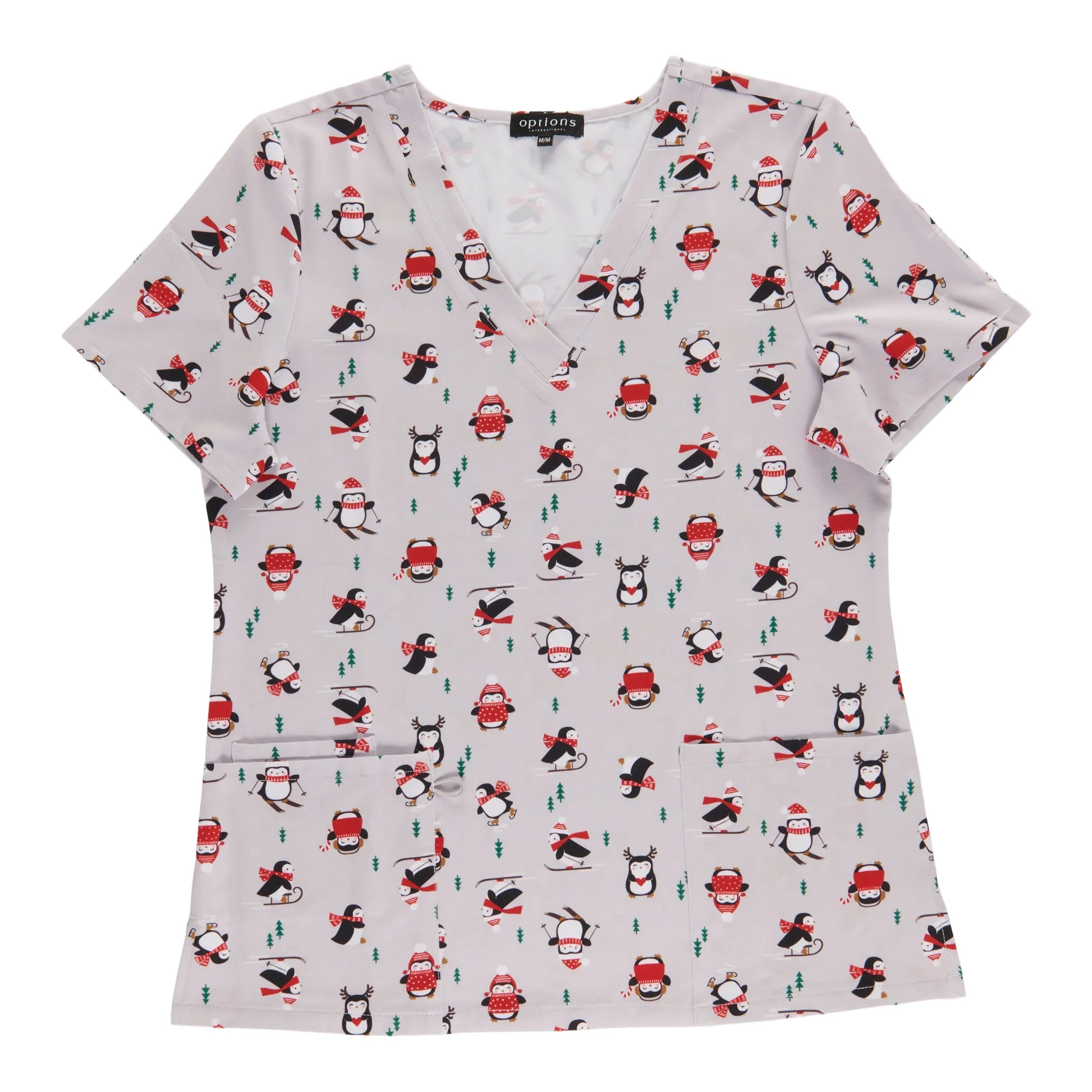 Options Women's Printed V-Neck Scrub Top sold by Giant Tiger product image thumbnail 2