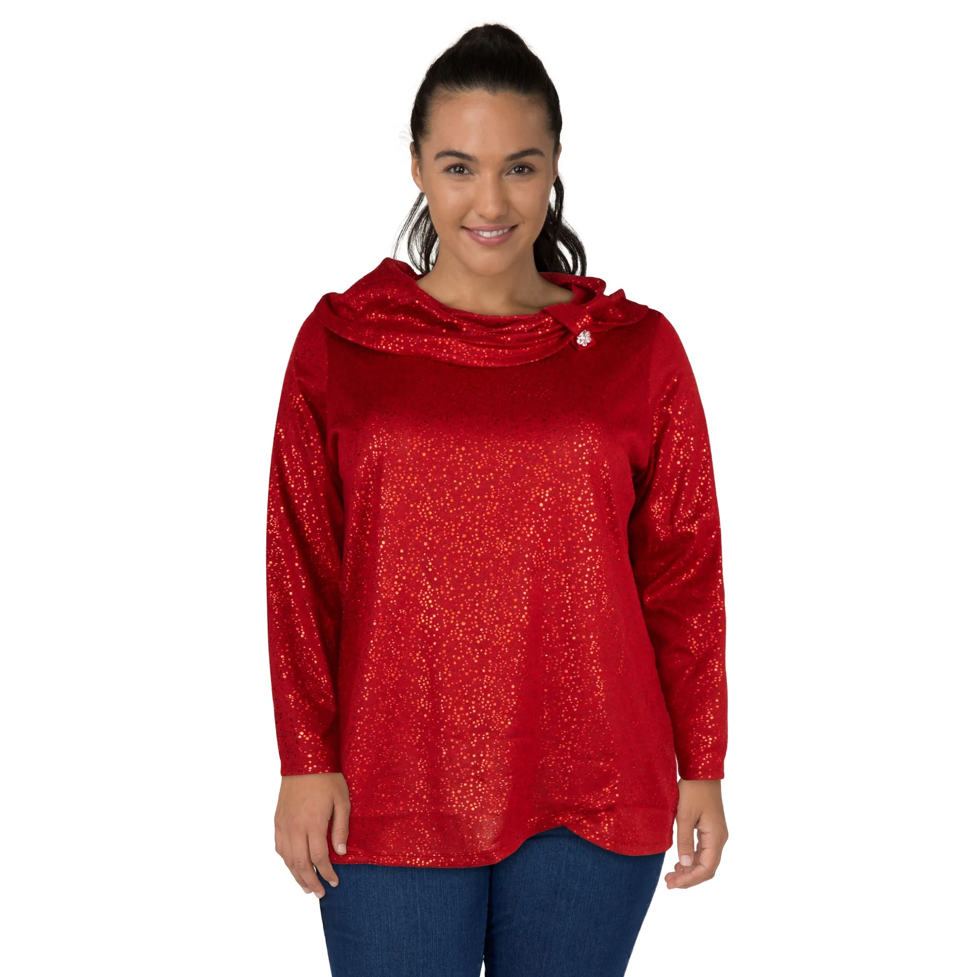 lily morgan Women's Plus Crew Neck Sweater sold by Giant Tiger product image thumbnail 3