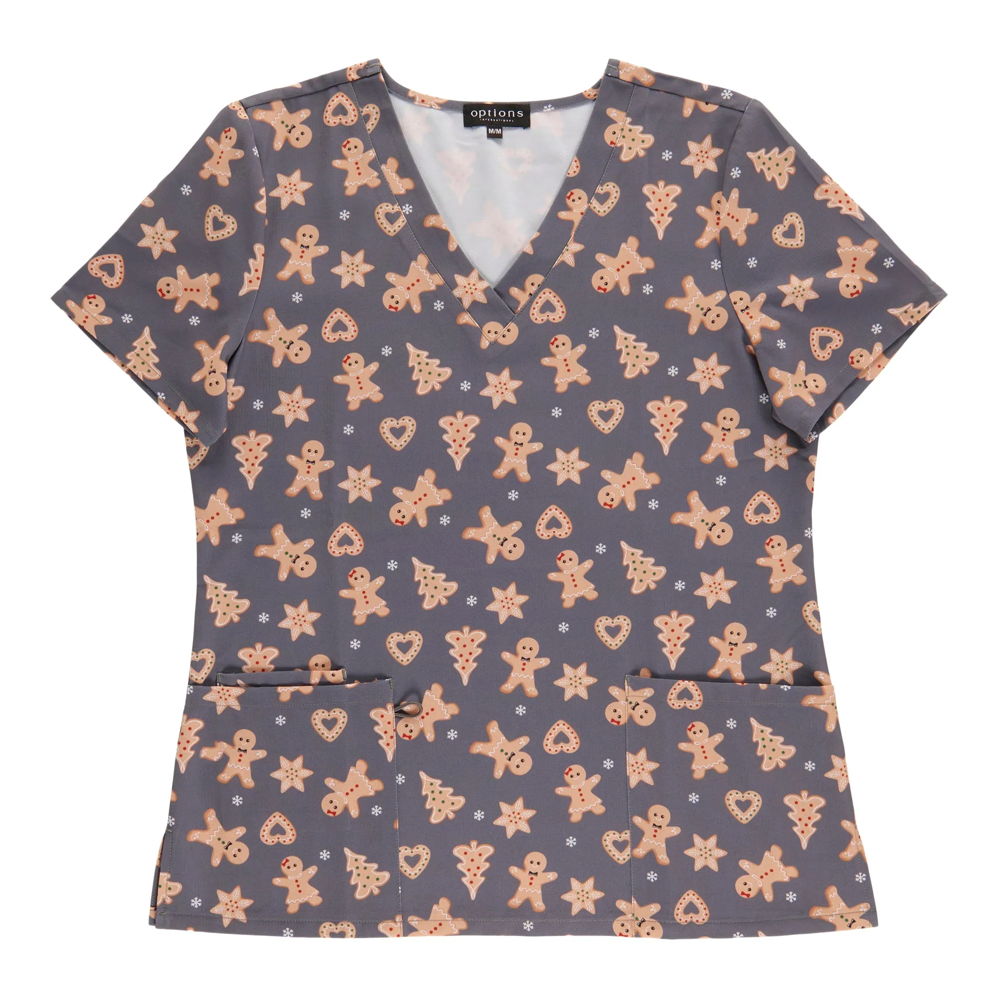 Options Women's Printed V-Neck Scrub Top sold by Giant Tiger product image thumbnail 2