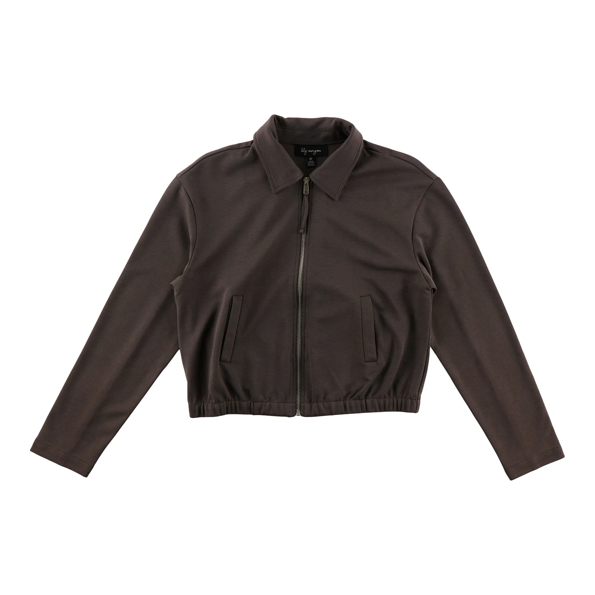 lily morgan Women's Ponte Bomber Jacket sold by Giant Tiger product image thumbnail 3
