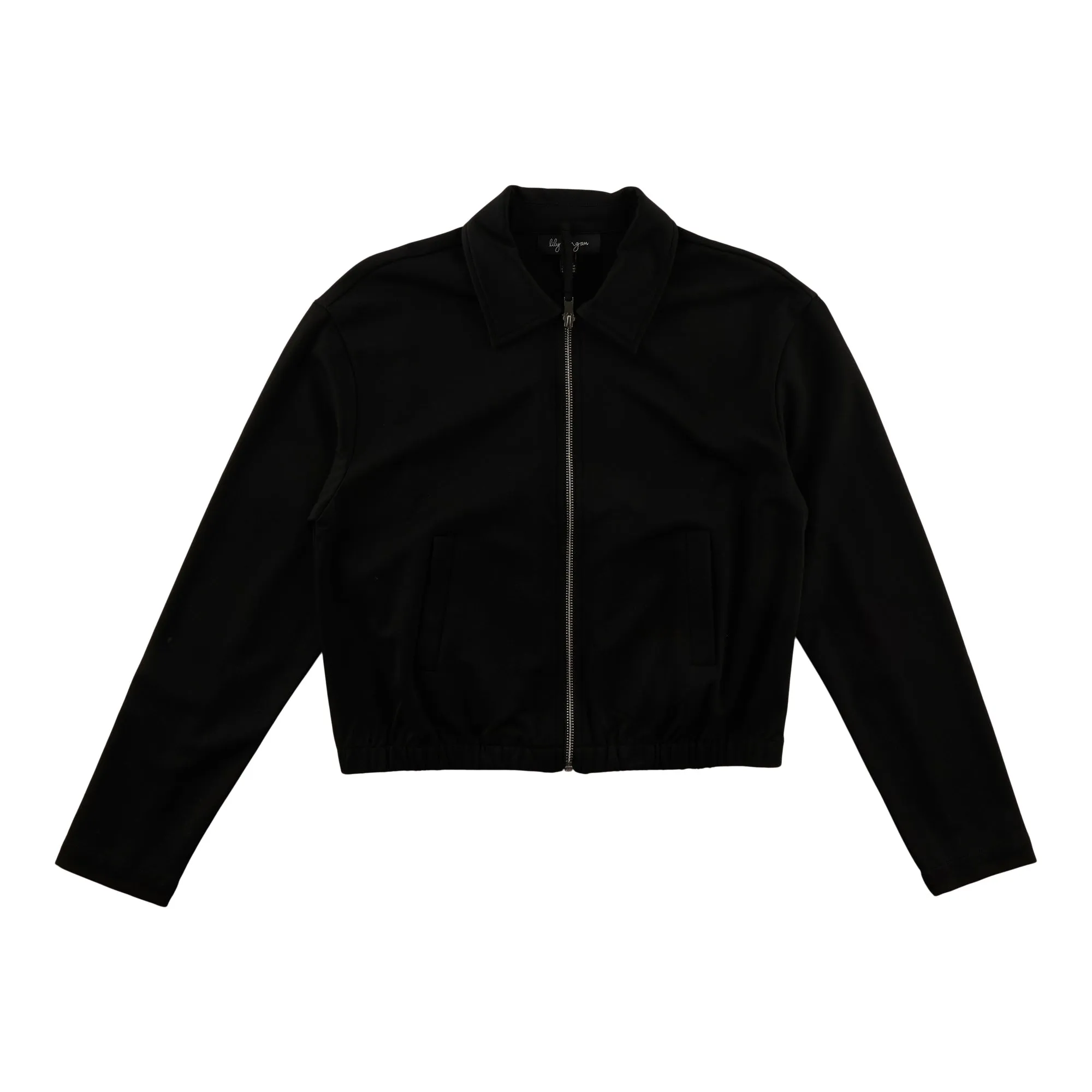 lily morgan Women's Ponte Bomber Jacket sold by Giant Tiger product image thumbnail 2