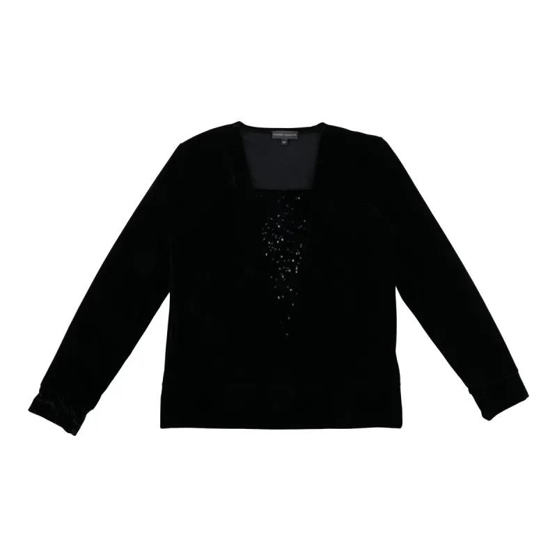 Classic Editions Women's Velour Sequin Top sold by Giant Tiger