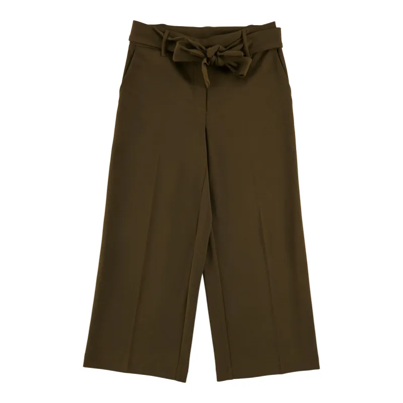 lily morgan Women's Belted Crop Wide Leg Pants sold by Giant Tiger