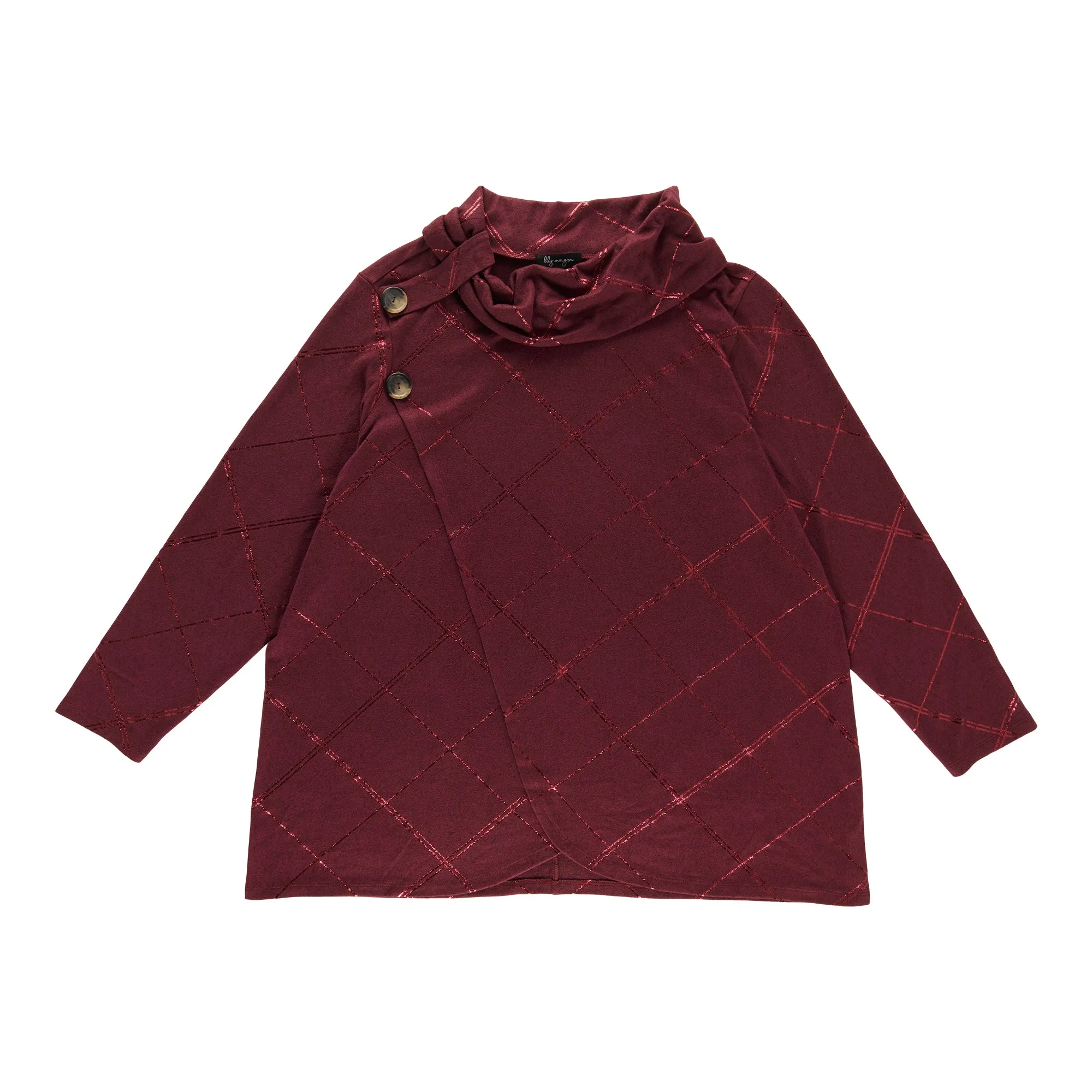 lily morgan Women's Plus Cowl Neck Sweater sold by Giant Tiger