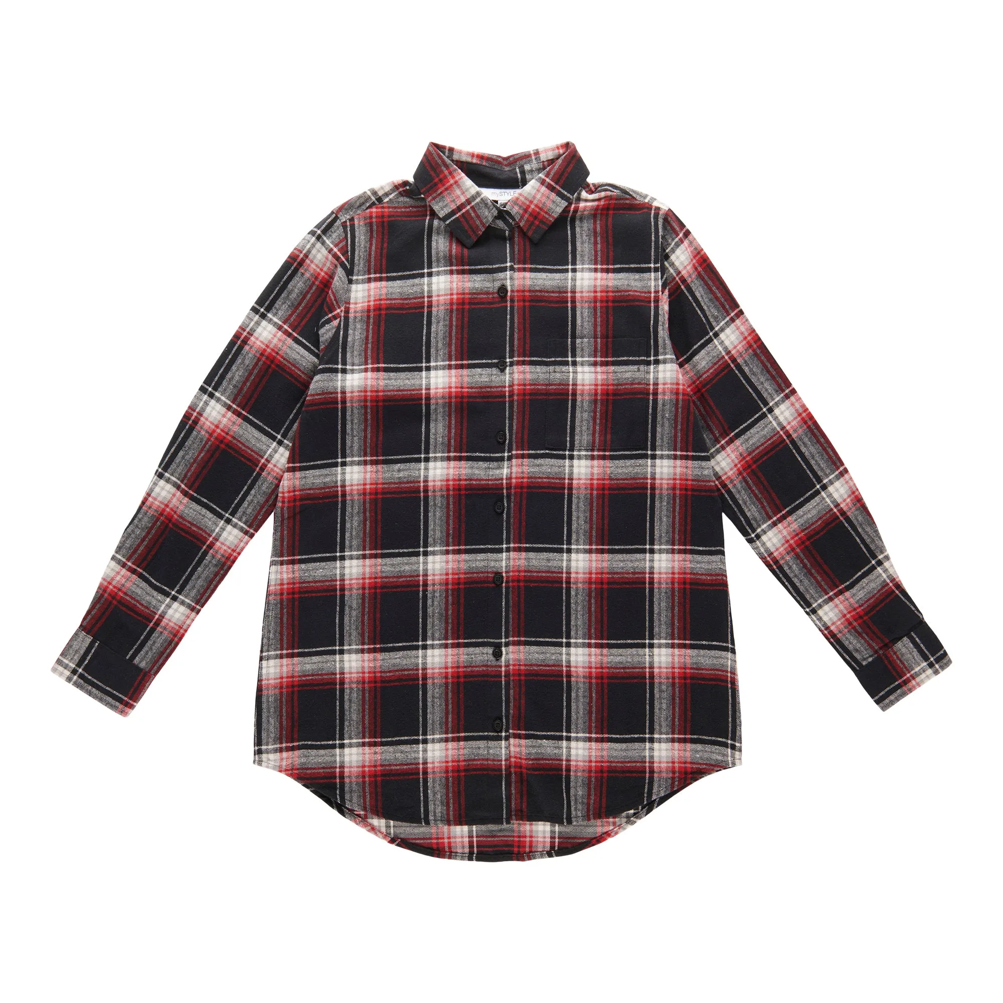 mySTYLE Women's Flannel Plaid Tunic sold by Giant Tiger product image thumbnail 2