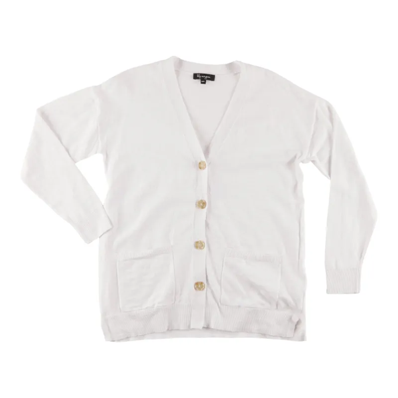 lily morgan Women's Button Front Slub Cardigan sold by Giant Tiger