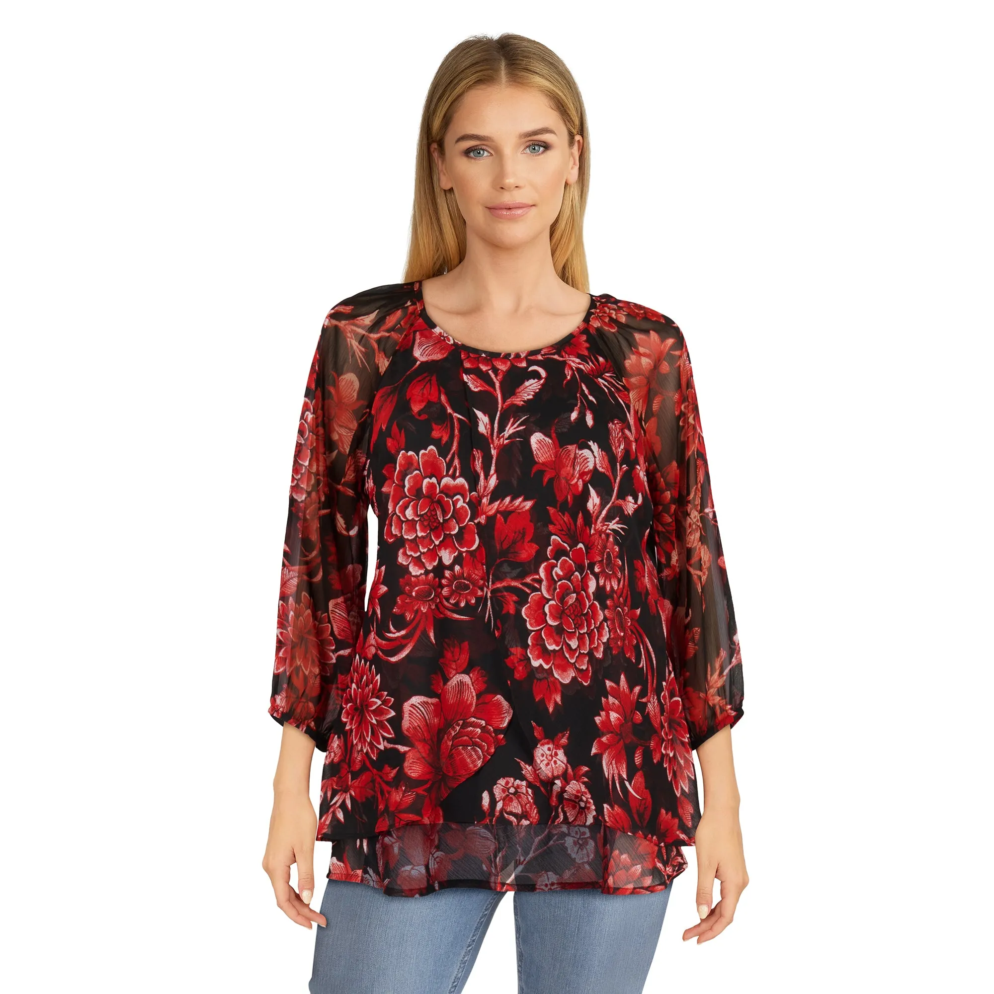 Classic Editions Women's Chiffon Blouse sold by Giant Tiger