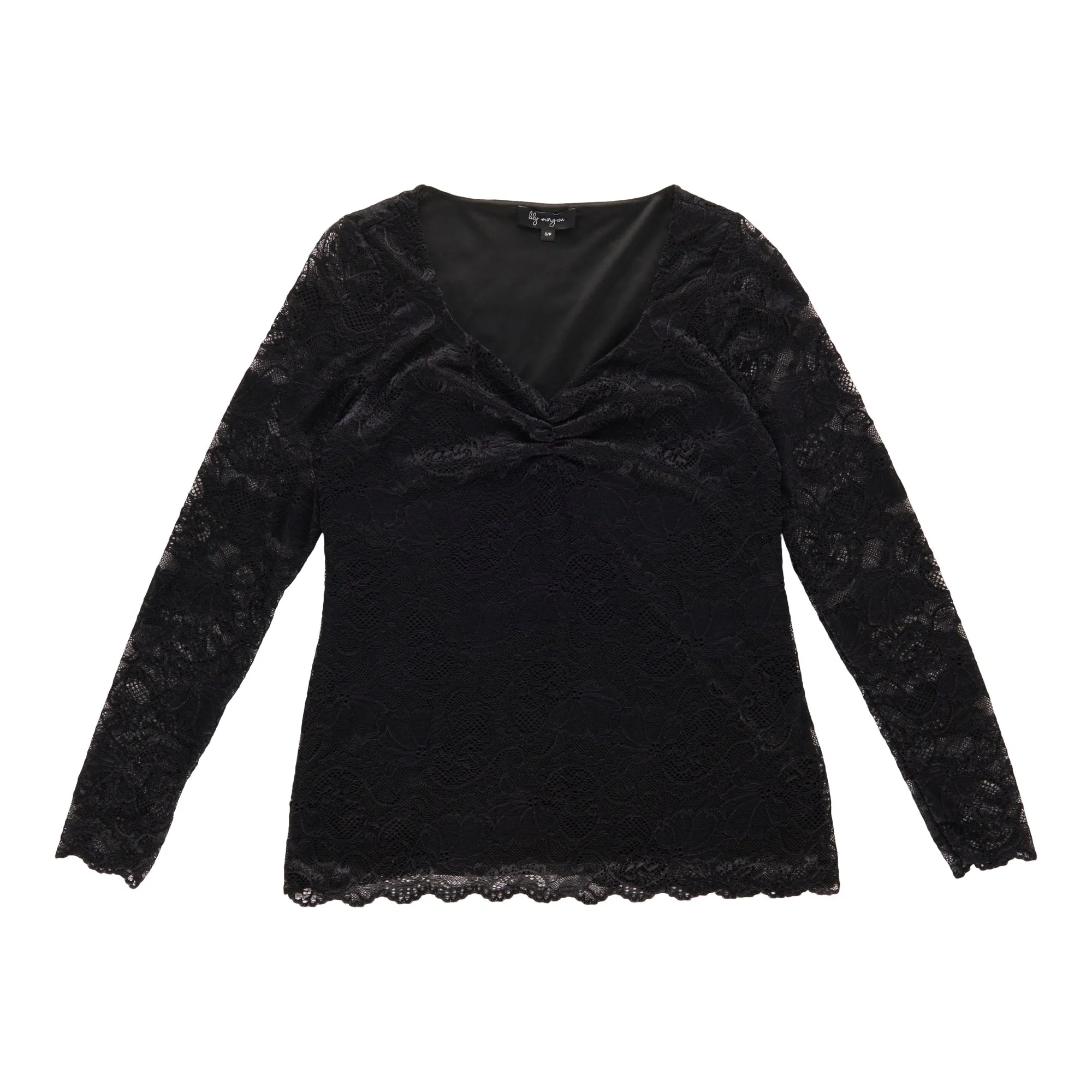 lily morgan Women's Plus Sweetheart Lace Top sold by Giant Tiger