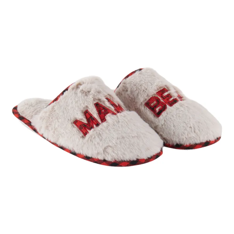 Comfy Cozy Women's Mama Bear Slippers sold by Giant Tiger