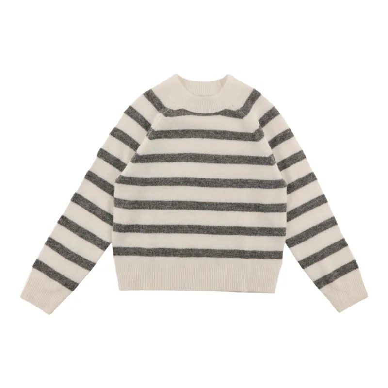mySTYLE Women's Stripe Crew Neck Sweater sold by Giant Tiger