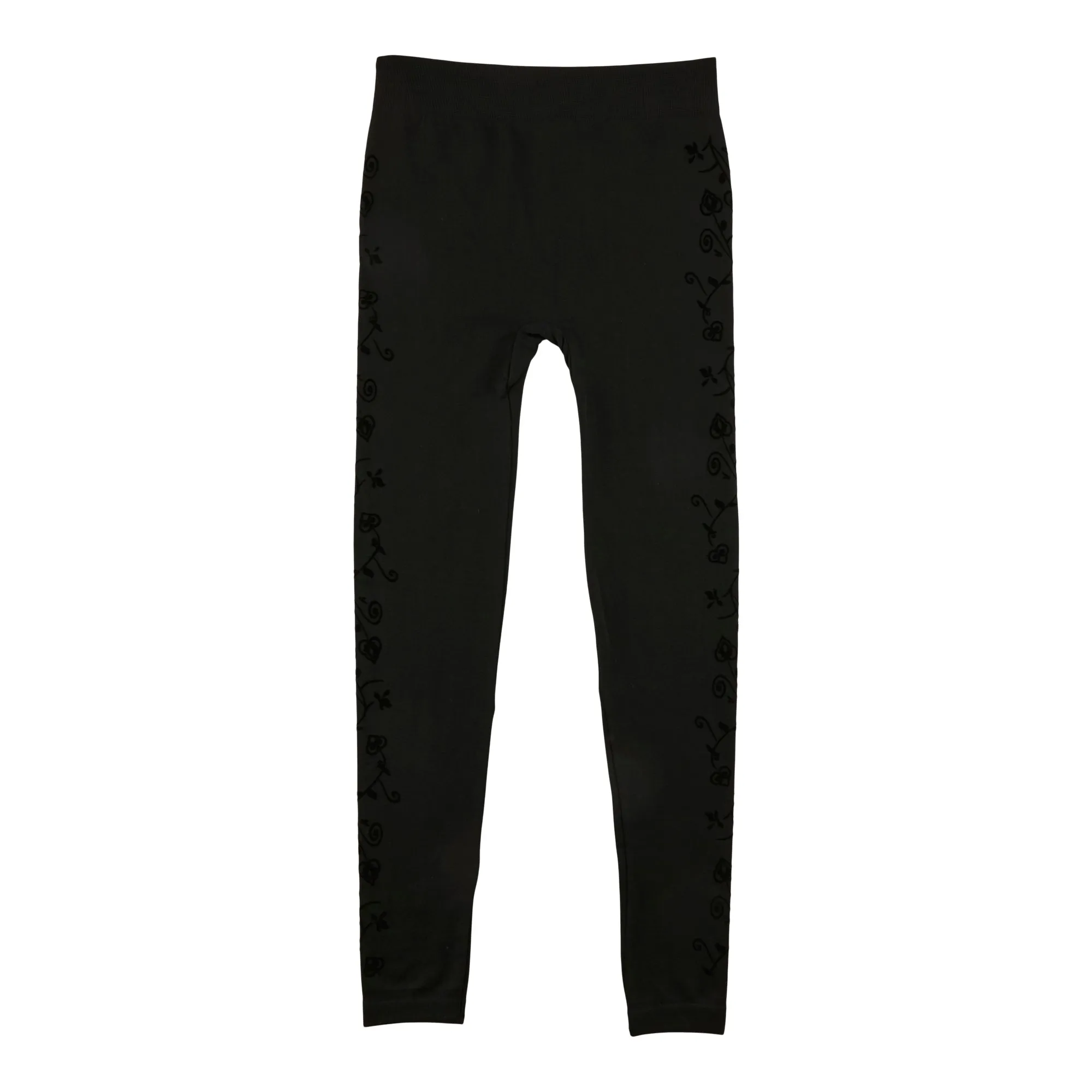 lily morgan Women's Flocked High-Rise Leggings sold by Giant Tiger product image thumbnail 3