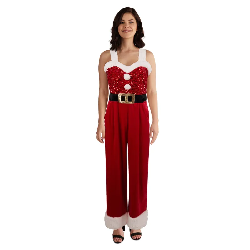 Comfy Cozy Women's Santa Jumpsuit sold by Giant Tiger