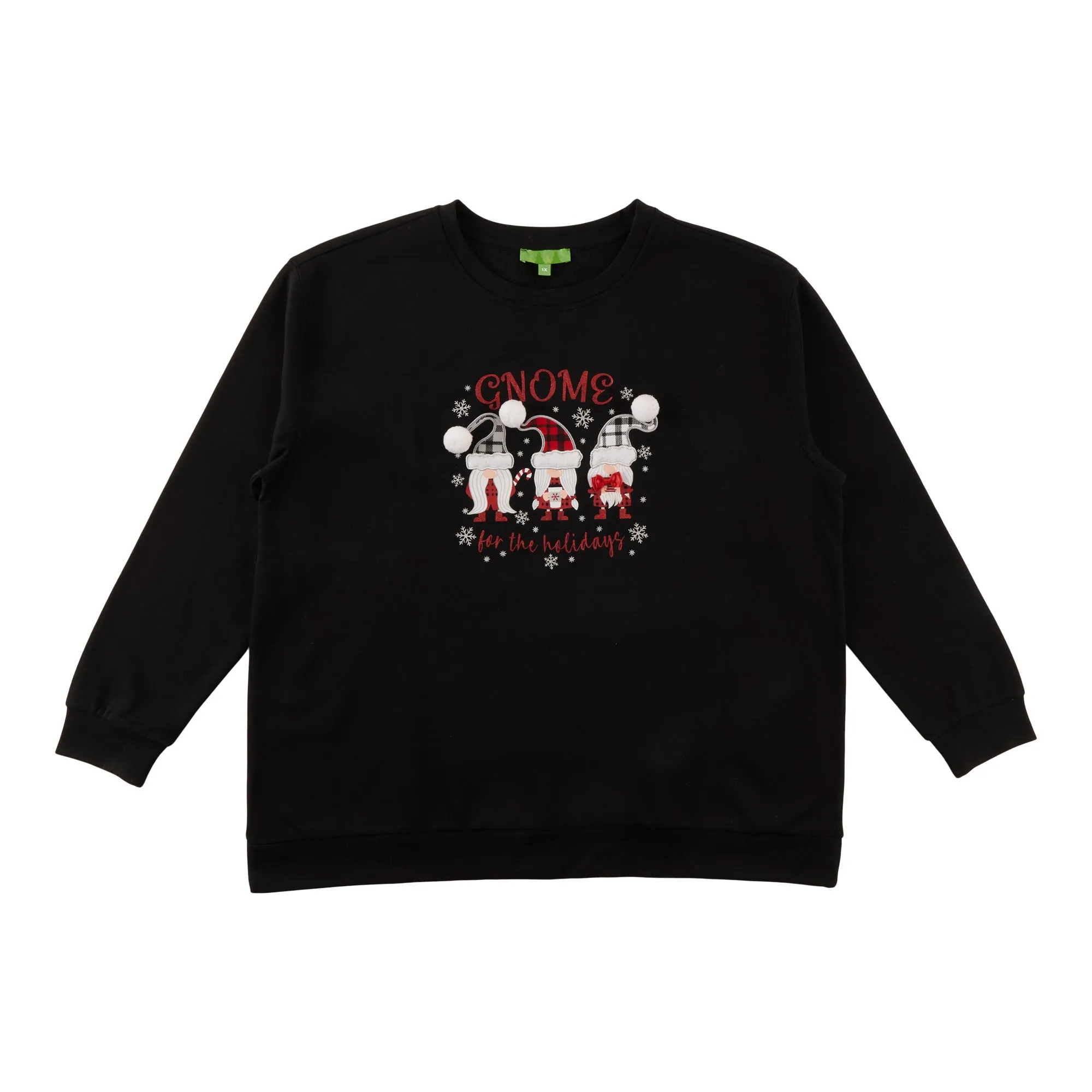 Comfy Cozy Women's Plus Holiday Fleece Top sold by Giant Tiger