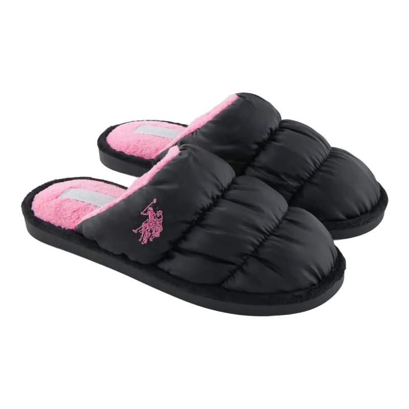 U.S. Polo Women's Puffer Slippers made by Giant Tiger
