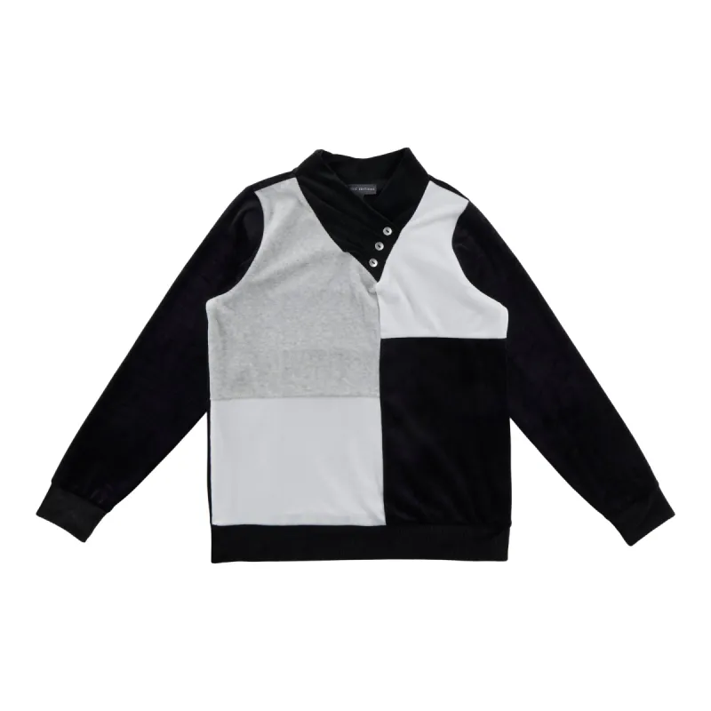 Classic Editions Women's Velour Colour Block Top sold by Giant Tiger