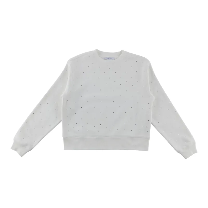 mySTYLE Women's Rhinestone Crew Neck Sweater sold by Giant Tiger