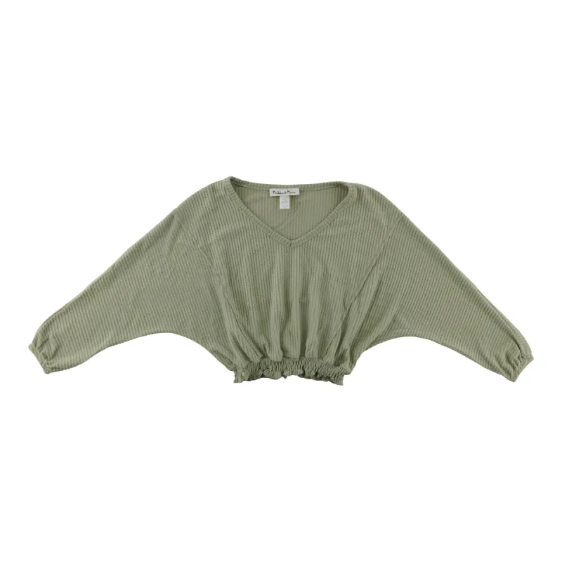 Women's Long Sleeve Cropped Sweater sold by Giant Tiger