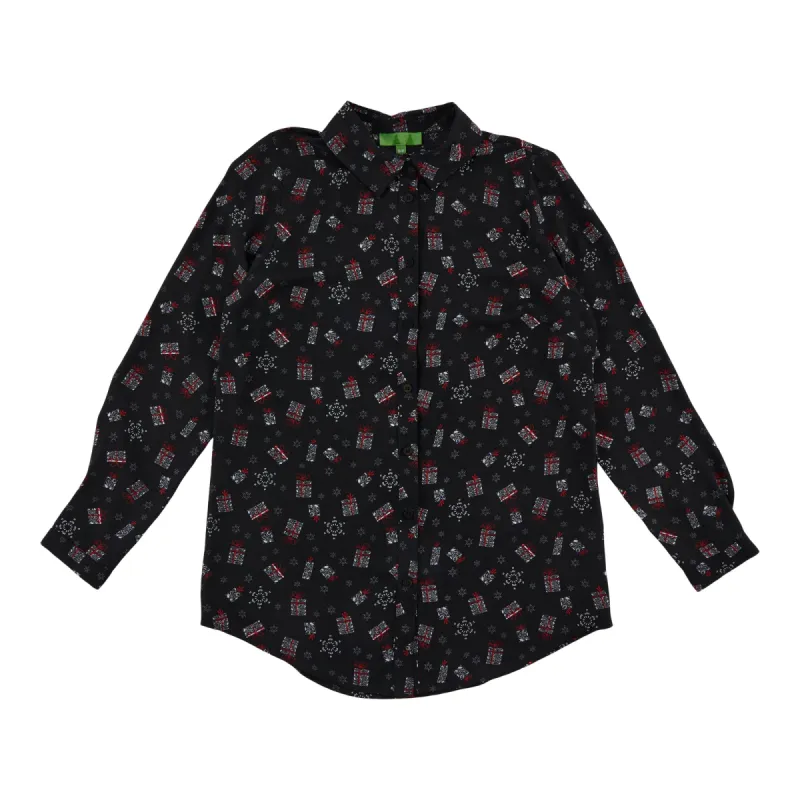 Comfy Cozy Women's Collared Button-Up Shirt sold by Giant Tiger