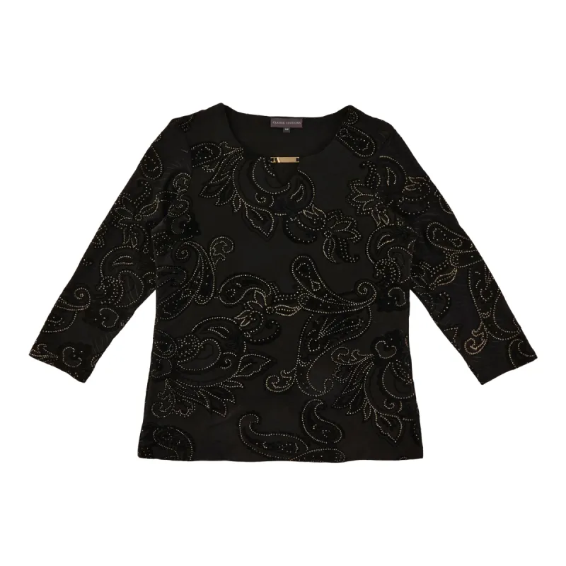 Classic Editions Women's Embellished Top sold by Giant Tiger