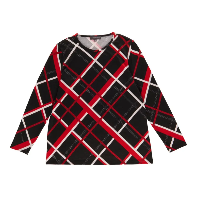 Classic Editions Women's Long Sleeve Printed Top sold by Giant Tiger