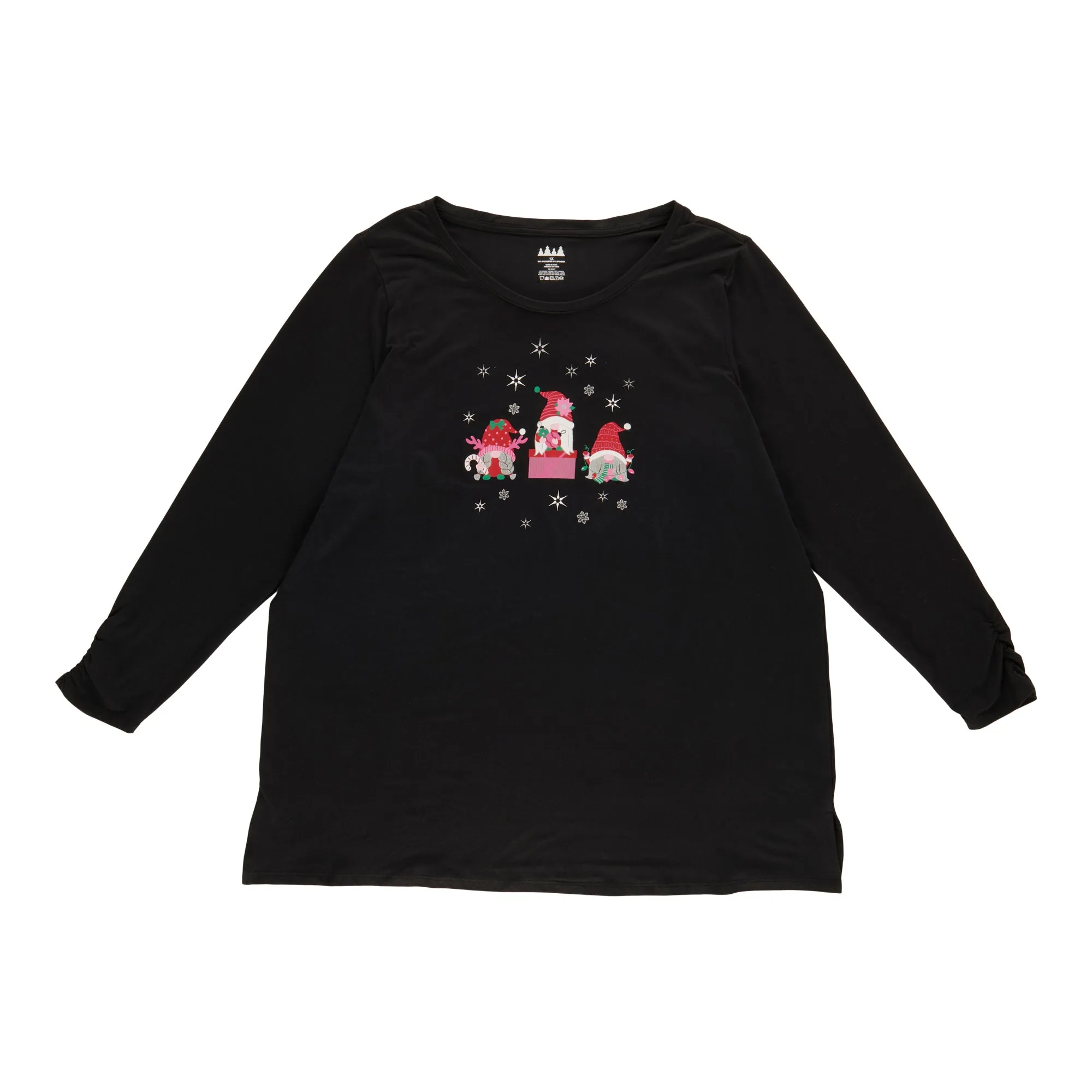 Comfy Cozy Women's Plus Printed Christmas Top sold by Giant Tiger product image thumbnail 2