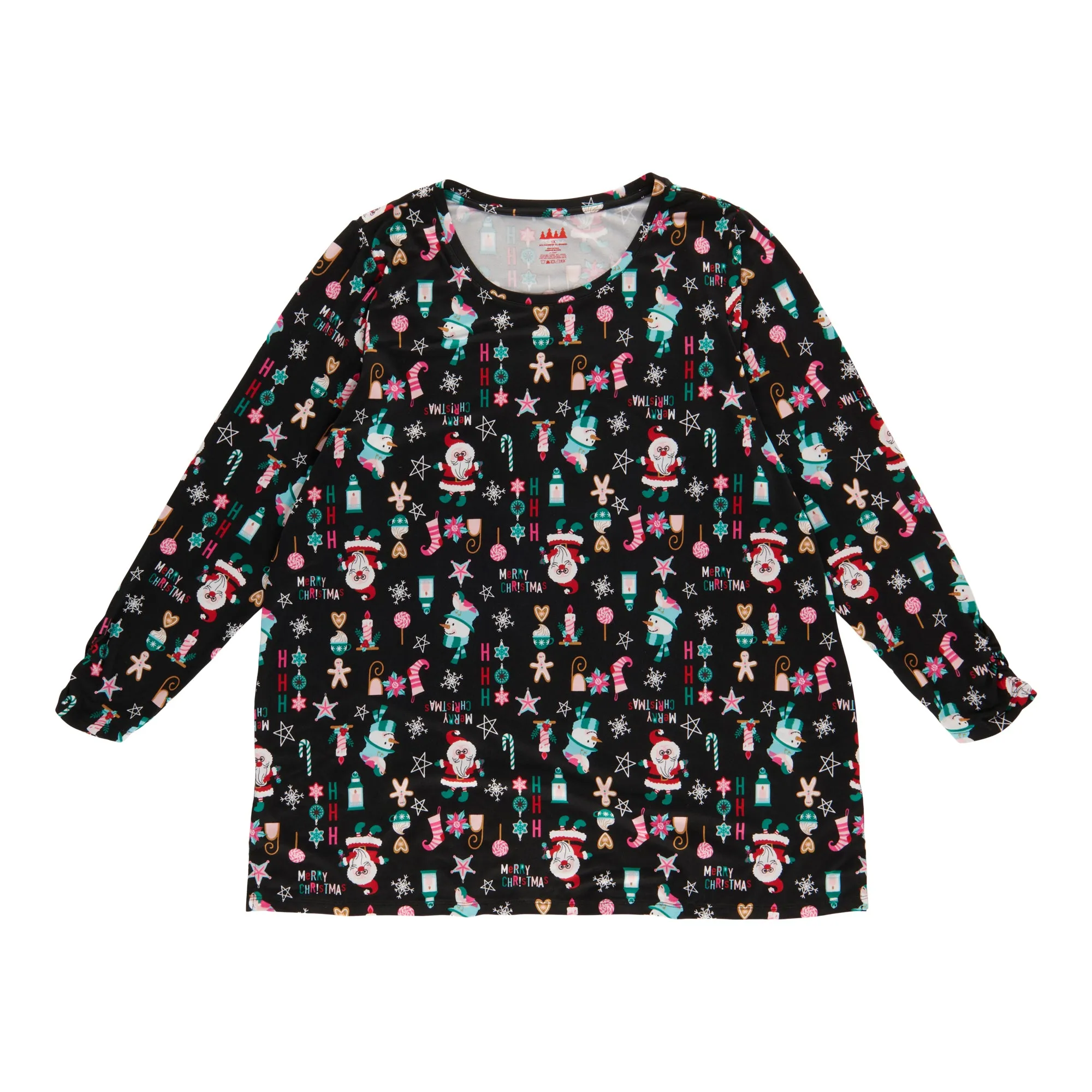 Comfy Cozy Women's Plus Printed Christmas Top sold by Giant Tiger
