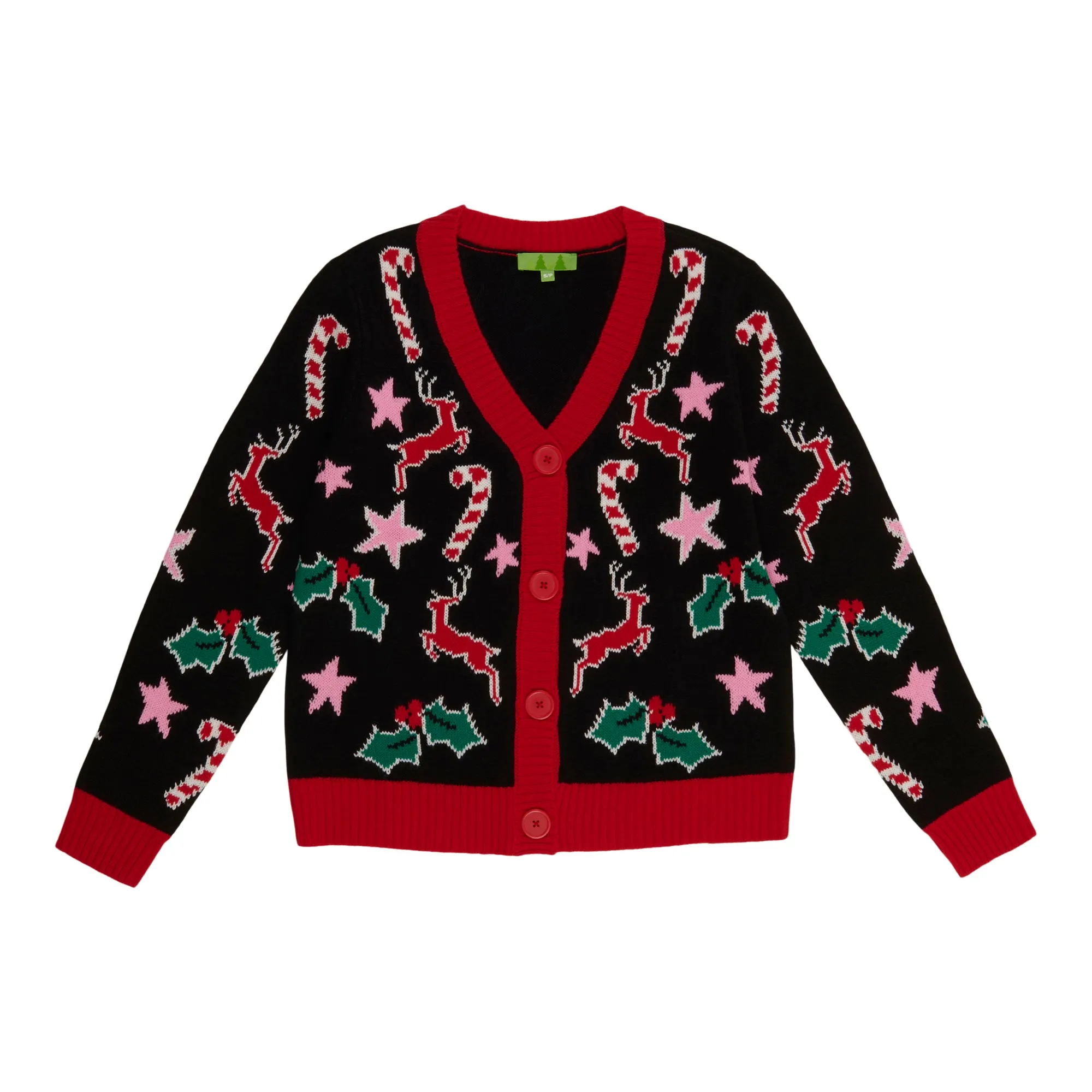 Comfy Cozy Women's Long Sleeve Christmas Cardigan sold by Giant Tiger