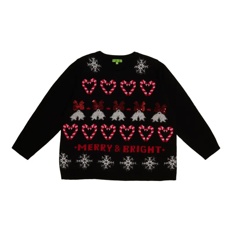 Comfy Cozy Women's Plus Christmas Pullover Sweater sold by Giant Tiger