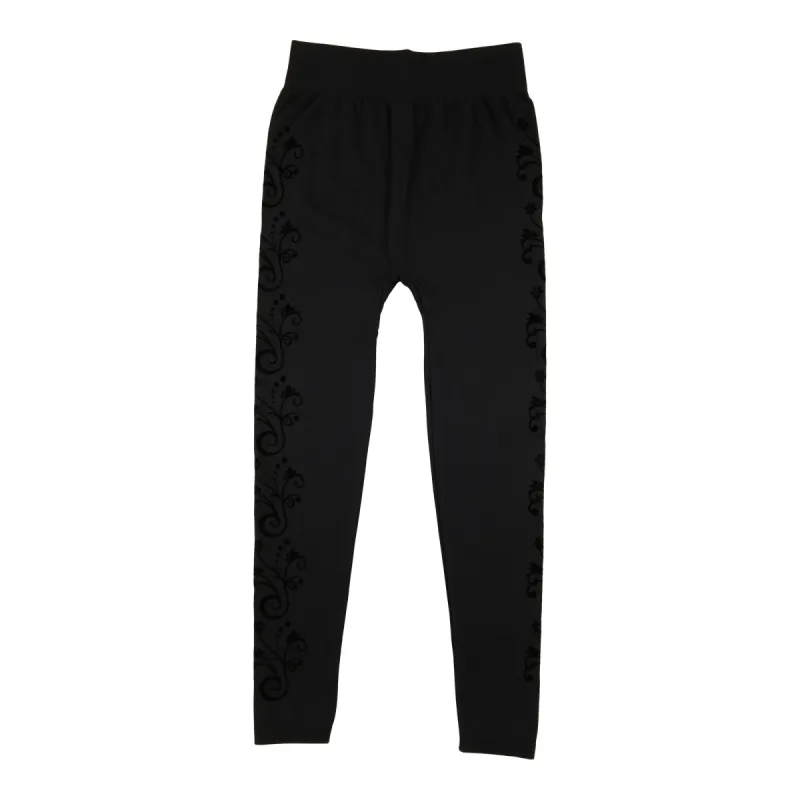 lily morgan Women's Plus Flocked High-Rise Leggings sold by Giant Tiger