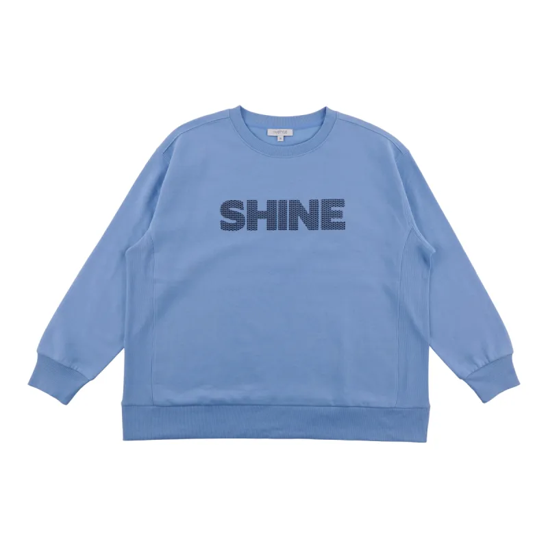 MySTYLE Women's Plus Glitter Crew Neck Sweater sold by Giant Tiger