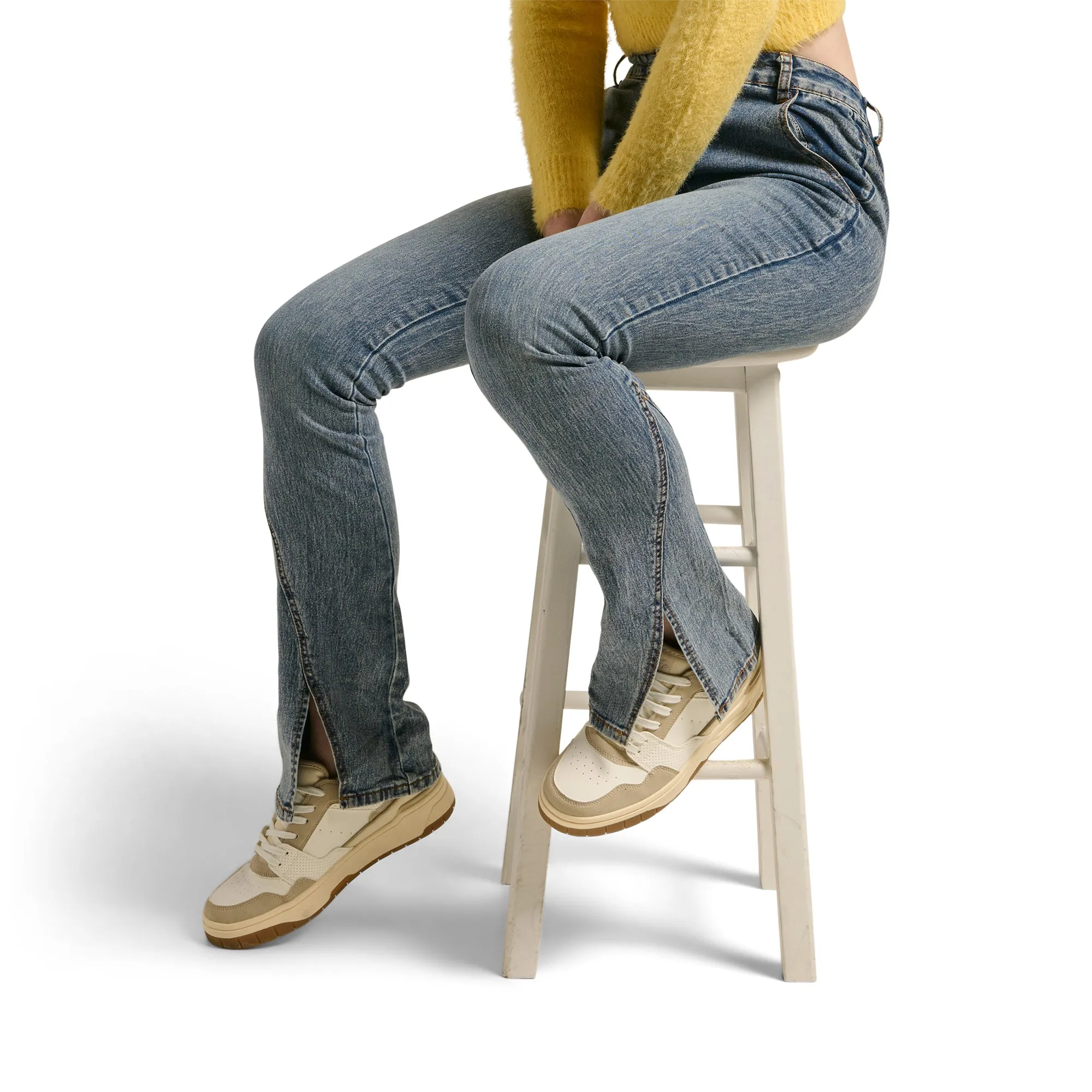 Women's Bell Leg High-Rise Jeans sold by Giant Tiger