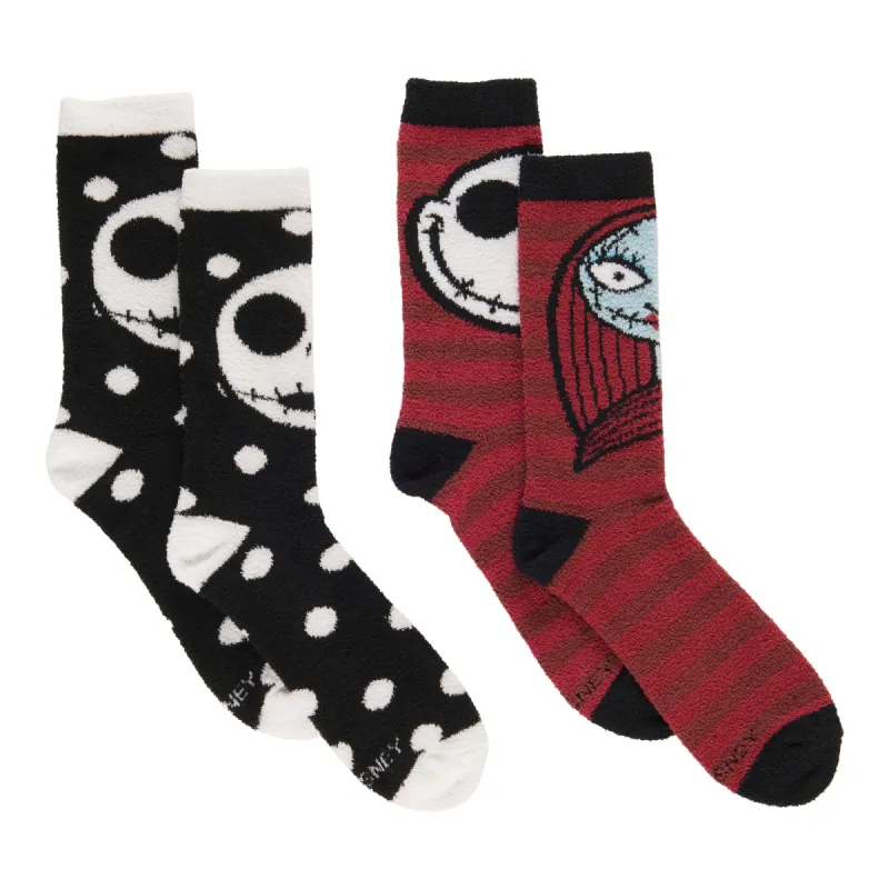 The Nightmare Before Christmas Women's Licensed Cozy Socks, 2-Pack sold by Giant Tiger